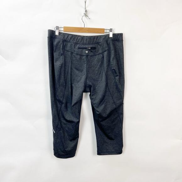 Xersion XXL Plus Womens Dark Gary Marled Athletic Workout Capri Leggings - Picture 4 of 9